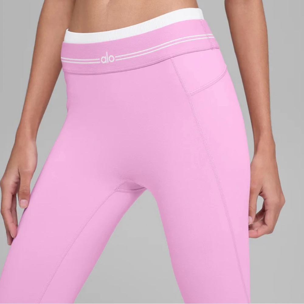 ALO Airbrush High-Waist 7/8 Leggings | Candy Heart Pink | NWT | XXS